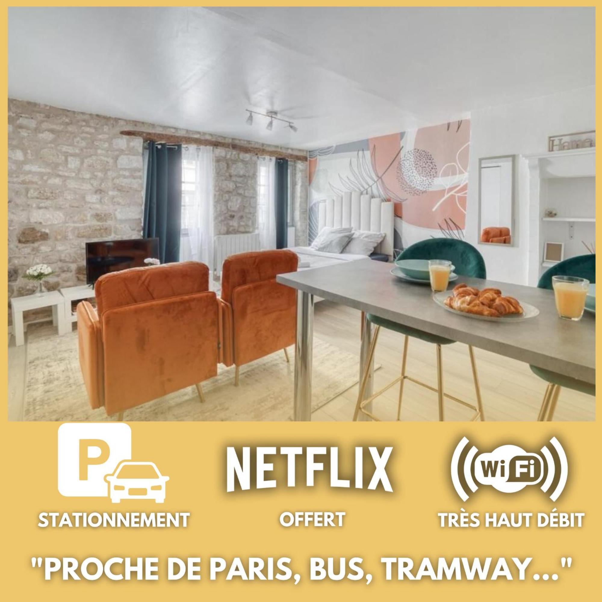 La Perle De Pontoise - Studio Proche Paris Jo Paris 2024 المظهر الخارجي الصورة